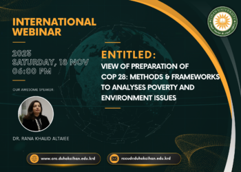 In view of preparation of COP 28 :Methods & Frameworks to Analyses Poverty and environment issues